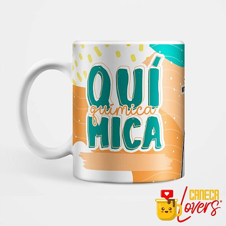 Caneca Flork Profissões - Química - Nome Personalizado