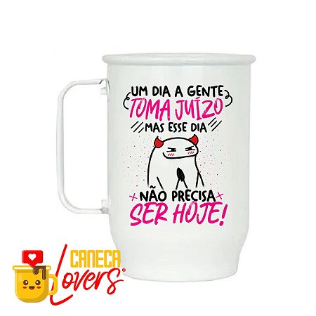 Caneca Flork Meme Namorados Apaixonados Todo Amor Que Tenho (Rosa)