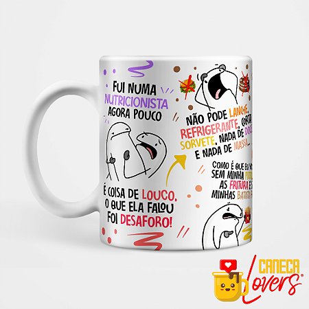 Caneca Flork Meme Paródia - Nutricionista