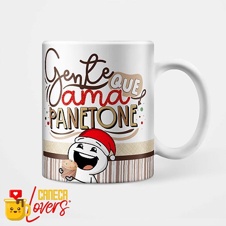 Caneca Natal Divertido - Gente que ama Panetone