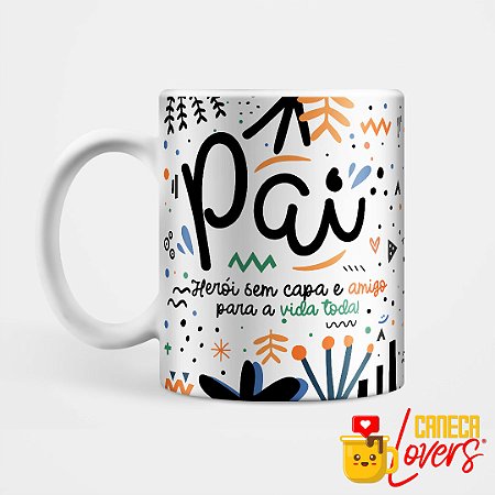 Caneca Familia - Pai - Nome personalizado