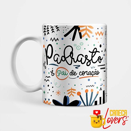 Caneca Familia - Padrasto - Nome personalizado