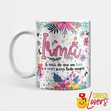 Caneca Familia - Irmã - Nome personalizado