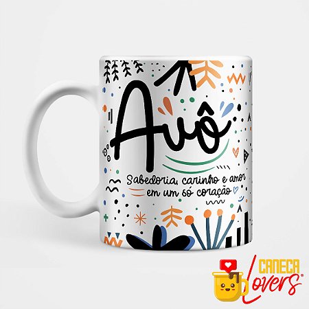 Caneca Familia - Avô - Nome personalizado