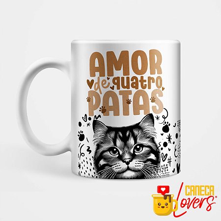 Caneca I Love Pets - Cats
