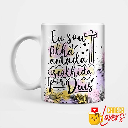 Caneca Coleção Palavra - Escolhida por Deus