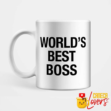 Caneca Chefe The Office - World's Best Boss