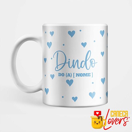Caneca Dinda Atributos - Padrinho - Nome Personalizado