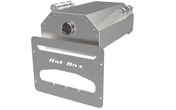 Carenagem Superior Inox para Churrasqueira Sem Fumaça Hot Box Costela