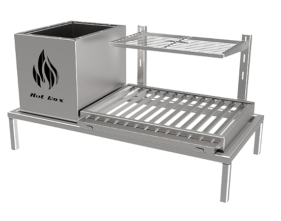 Parrilla Residencial Para Alvenaria 68 x 34cm