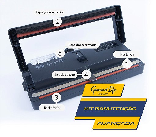 Gourmet Life Silver - Kit manutenção avançada