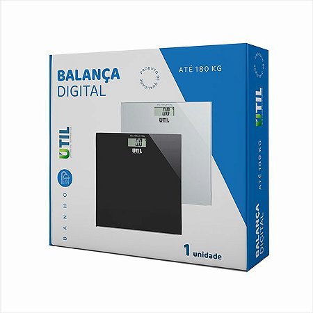 Balança Digital Corporal Elect Banheiro/quarto - Ate 180kg