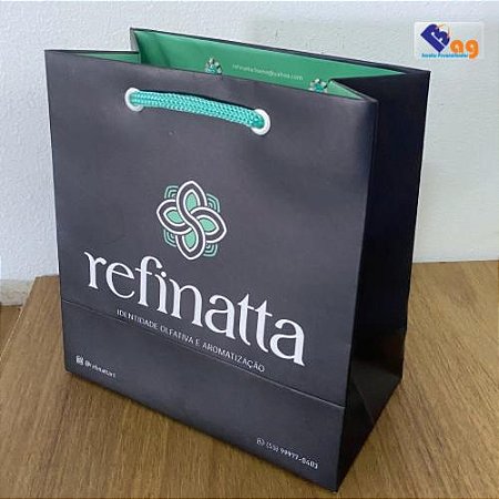100 Sacolas 12x12x05 (03 Cores Impressão Total)