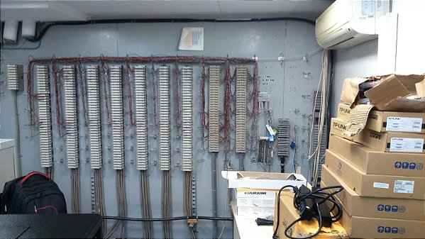 Instalação de Ponto de Ramal Para telefones com até 30m da Central de Pabx