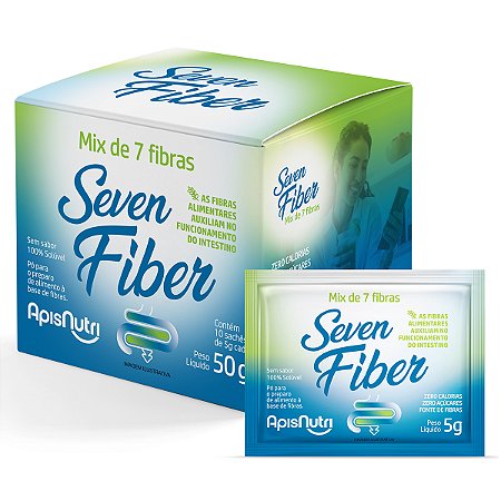 Seven Fiber - Mix de 7 Fibras - Caixa 10 Sachês
