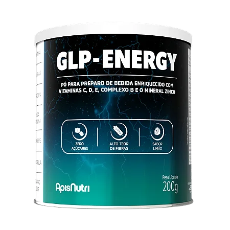 GLP-ENERGY Limão 200g Bebida Energética