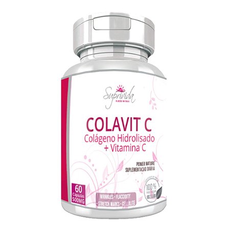 COLAVIT C Colágeno Hidrolisado + Vitamina C - 60 Caps 500mg