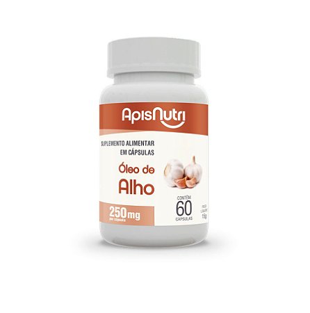 Óleo De Alho 60 Cápsulas 250mg