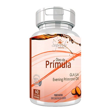 Óleo de Prímula - Ômega 6 (GLA) 60 Cápsulas 500mg