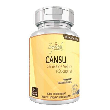 CANSU Canela de Velho com Sucupira 60 cápsulas 500mg