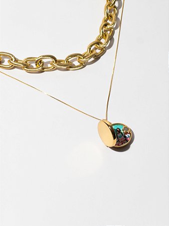 Relicário Fases Dourado