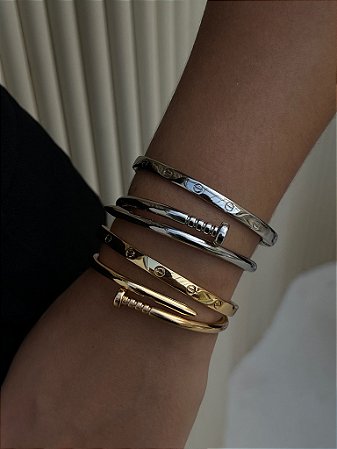 Bracelete Prego Prata