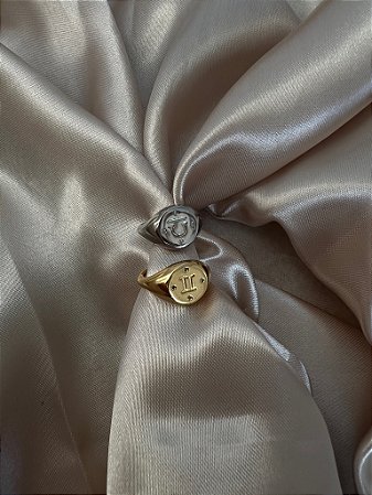 Anel Signo Dourado