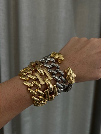 Pulseira Martelada Imã