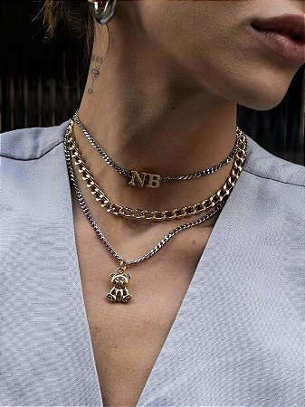 Choker Inicial Bicolor