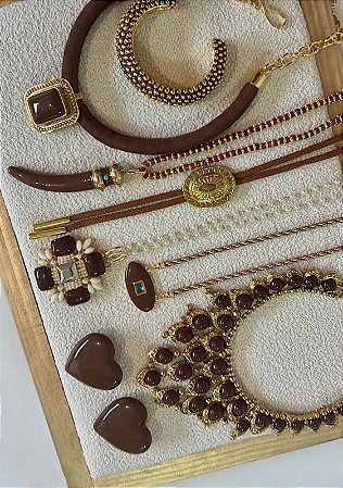 Choker Boho Chocolate