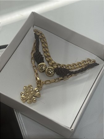 Mix de Colar - Name com Trevo