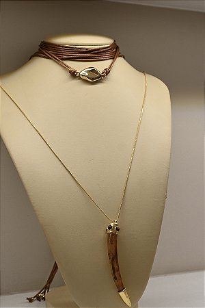 Fio Sela Dourada Placa