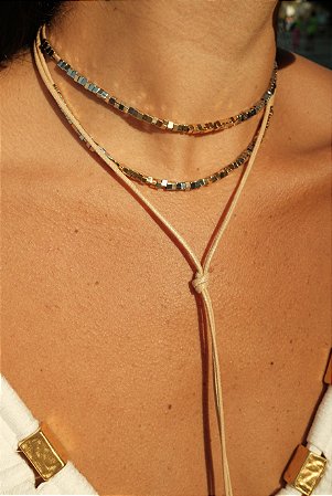 Choker Canutilho Bicolor