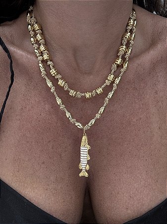 Colar Entremeios Cubo Nude