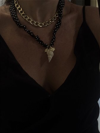 Choker Bandana Poá Concha