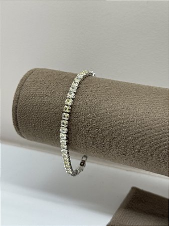 Pulseira Riviera Citrino Prata