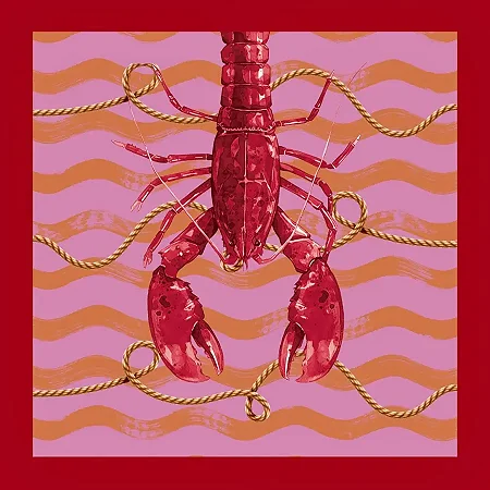 Lenco Estampa Lagosta