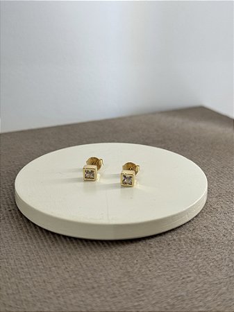 Brinco Ponto Luz Quadrado