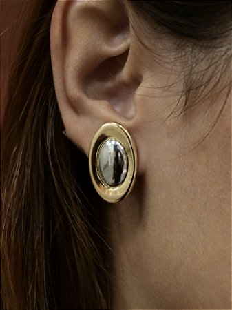 Brinco Moeda Bicolor