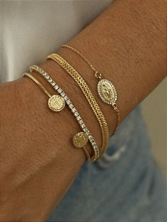 Pulseira Fina Nossa Senhora