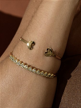 Bracelete Corações