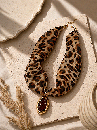Colar Personalizado Animal Print