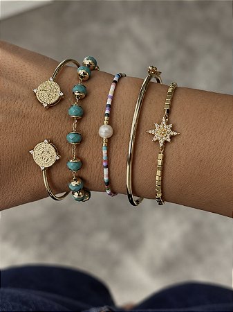Bracelete São Bento Duplo