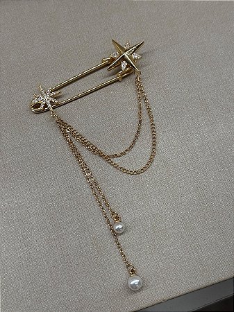 Broche Alfinete Estrela