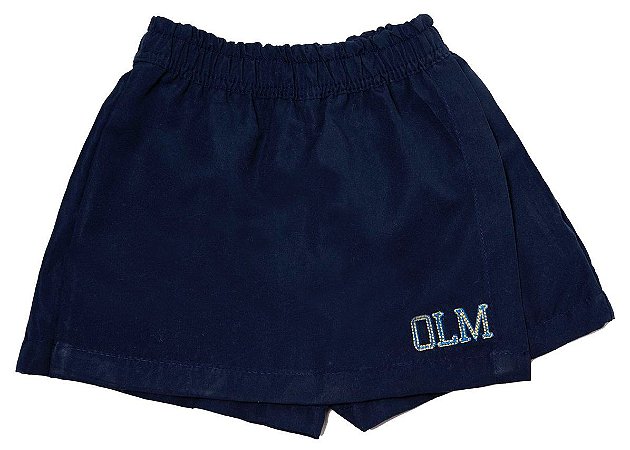 Saia short OLM/OLM tactel navy blue short skirt