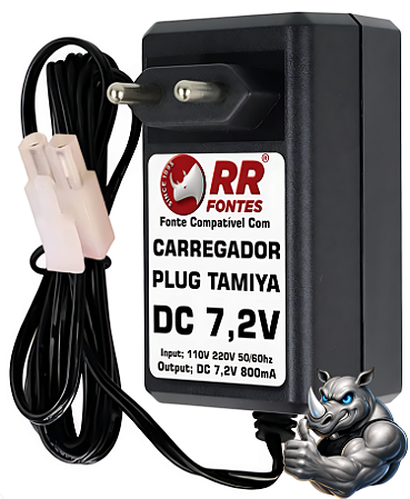 Fonte Carregador DC 7,2v Para Ez Starter Da Revo Tamiya Bivolt Pr191