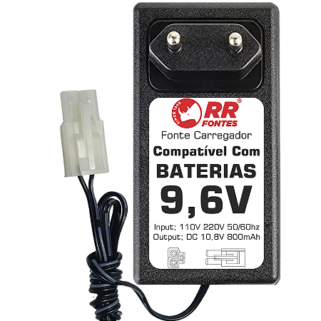 Fonte Carregador DC 7,2v Tamiya Para Baterias Bivolt Nimh Nicd