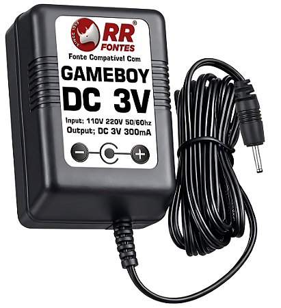 Fonte DC 3V Para Nintendo Game Boy Color Pocket Light