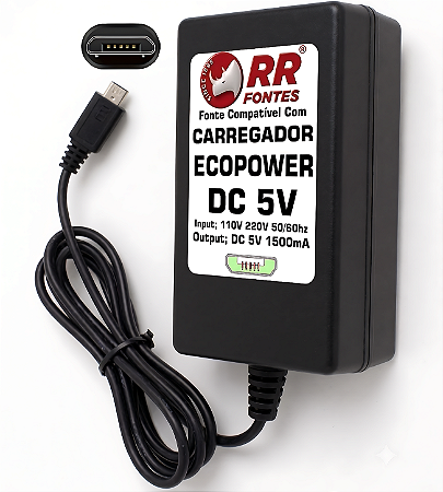 Fonte Carregador 5V Para Caixa Ecopower Micro USB