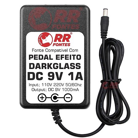 Fonte DC 9V Para Pedal Pedaleira Darkglass